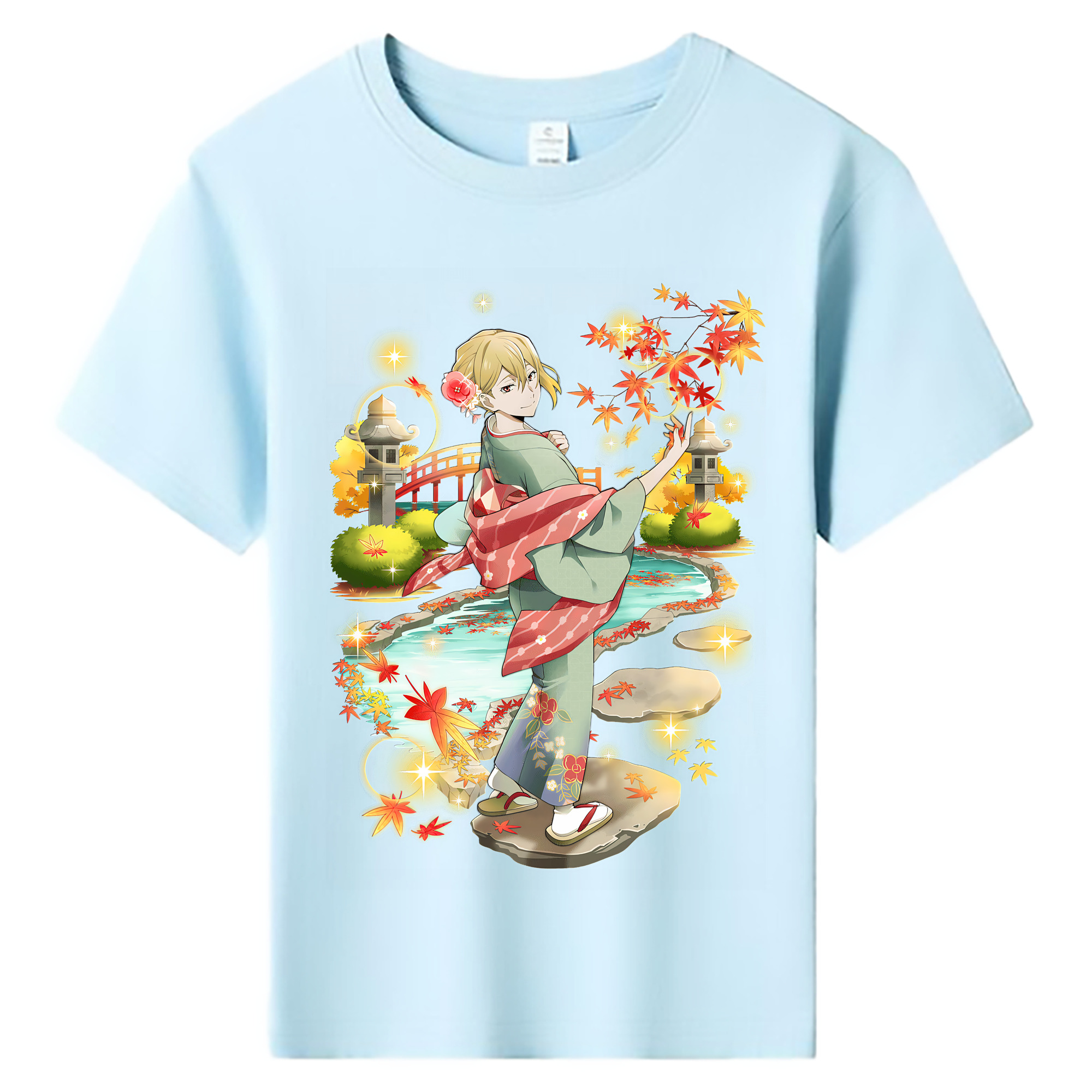 （画像用） 文豪ストレイドッグス Bungo Stray Dogs 綿100％キッズTシャツ（フロントプリント）